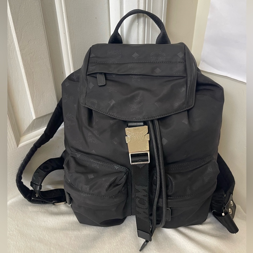 MCM Monogram Nylon Kreuzberg Rucksack Backpack
